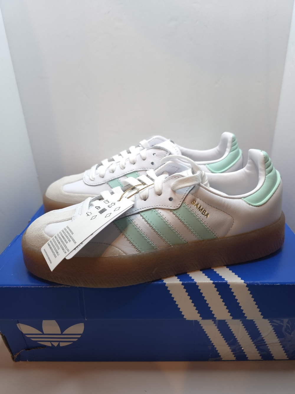 Adidas Samba Platform Sneakers Mint Cloud. 6Y Or 7W.